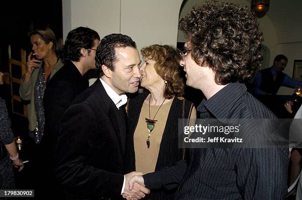 Collin Callendar and Joshu Marston during 2005 HBO Pre-Golden Globe Awards Party in Los Angeles, California, United States.