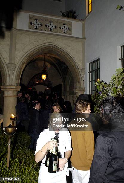 Atmosphere during 2005 HBO Pre-Golden Globe Awards Party in Los Angeles, California, United States.