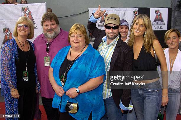 April Margera and Phil Margera with guests during 2004 MTV Movie Awards - Red Carpet at Sony Pictures Studios in Culver City, California, United...