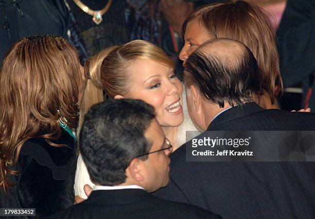 Mariah Carey during 20th Annual Rock and Roll Hall of Fame Induction Ceremony - Audience and Backstage at Waldorf Astoria Hotel in New York City, New...