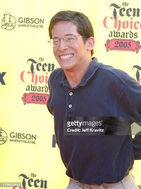 Richard Rubin of Beauty and the Geek during 2005 Teen Choice Awards - Arrivals at Gibson Amphitheater in Universal City, California, United States.