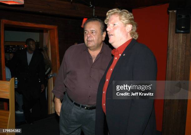 Paul Sorvino and Donald Petrie during 2003 Toronto Film Festival - Out of Time Premiere Party at Bamboo in Toronto, Ontario, Canada.