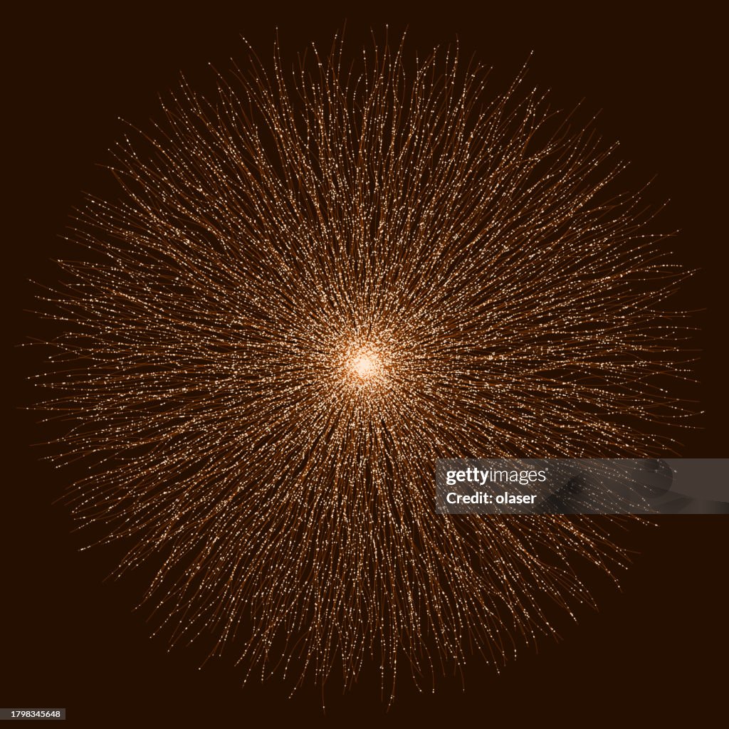 Exploding Sparkles Background Radiant Golden Sparkles Exploding From The Center On A Dark Background ...