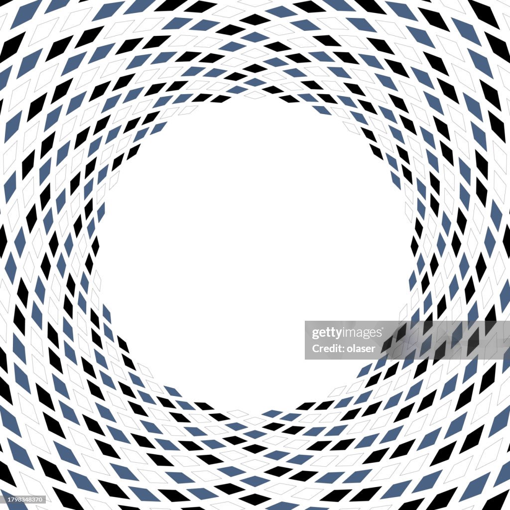Void Pattern Printable Warped Checkerboard Pattern Bending Into A Circular Void High-Res ...