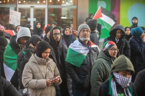 GBR: Schools Strike For Palestine Takes Place In Barking