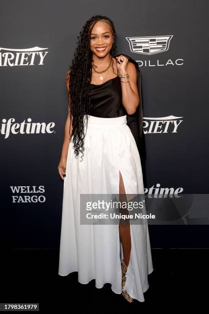 Rachel Lindsay attends 2023 Variety Power Of Women at Mother Wolf on November 16, 2023 in Los Angeles, California.