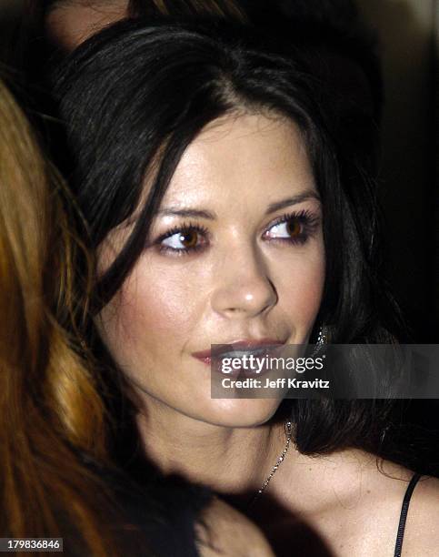 Catherine Zeta-Jones during 20th Annual Rock and Roll Hall of Fame Induction Ceremony - Audience and Backstage at Waldorf Astoria Hotel in New York...