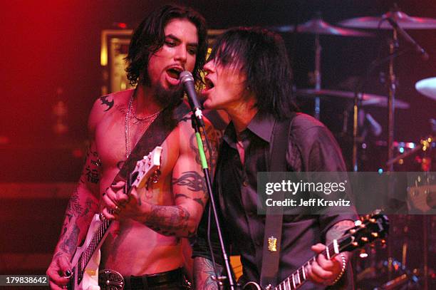 Dave Navarro and Billy Morrison during Camp Freddy Benefit Concert for South East Asia Tsunami Relief at Key Club in Hollywood, California, United...