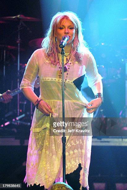 Courtney Love during Camp Freddy Benefit Concert for South East Asia Tsunami Relief at Key Club in Hollywood, California, United States.
