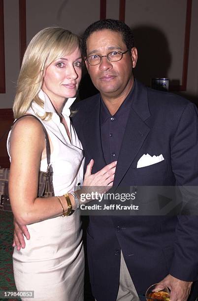 June Carlyn Baranco and Bryant Gumbel during Michael Jordan Celebrity Golf Invitational Opening Party at Atlantis in Paradise Island, Bahamas.