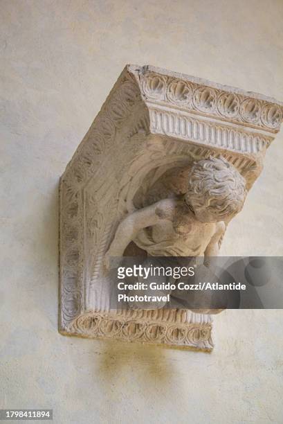 ravenna, cloister of san vitale basilica - basilica of san vitale stock pictures, royalty-free photos & images