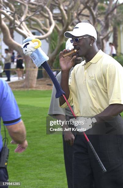 Michael Jordan during Michael Jordan Celebrity Golf Invitational at Ocean Club Golf Course in Paradise Island, Bahamas.