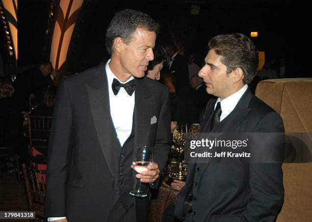 And Michael Imperioli during 55th Annual Primetime Emmy Awards - Governors Ball at The Shrine Auditorium in Los Angeles, California, United States.