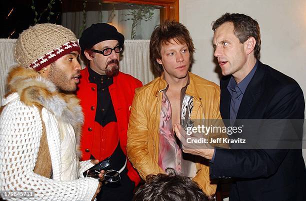 Lenny Kravitz, Mark Hudson, Jon Bon Jovi & John Sykes