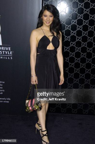 Lucy Liu during Tom Ford Receives Rodeo Walk of Style Awards-Arrivals ...