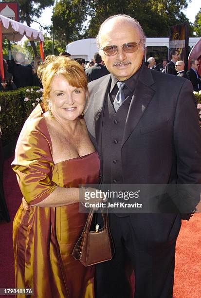 Dennis Franz with wife Joanie Zeck during The 56th Annual Primetime Emmy Awards - Red Carpet at The Shrine Auditorium in Los Angeles, California,...