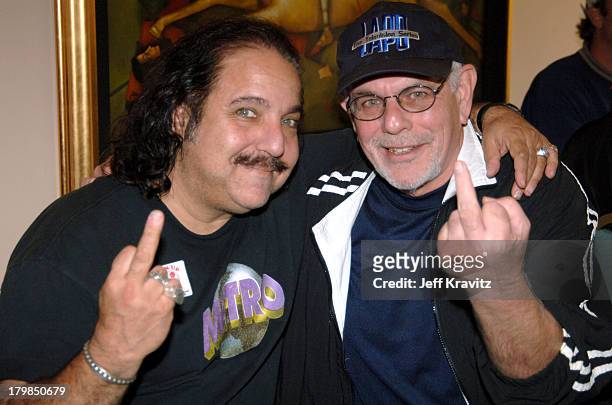 Ron Jeremy and Cousin Stevie Glasser during 2005 Skylar Neil Memorial Golf Tournament for TJ Martell at Malibu Country Club in Malibu, California,...