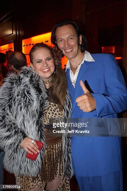Steve Valentine and wife Shari during The Tuxedo Premiere at Mann's Chinese in Hollywood, California, United States.