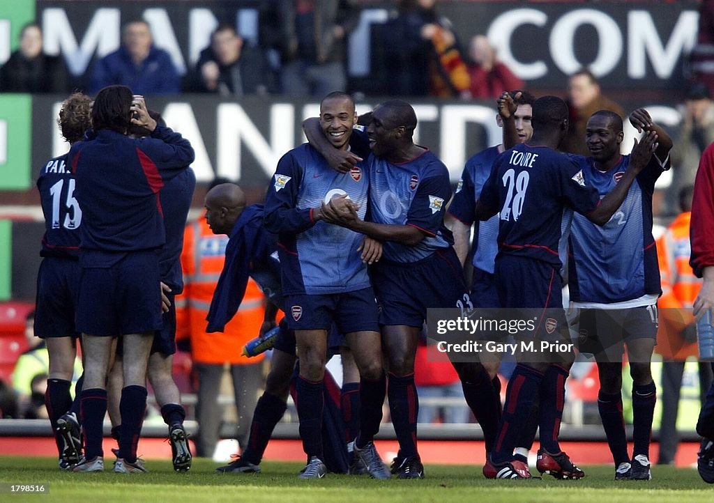 Arsenal celebrate