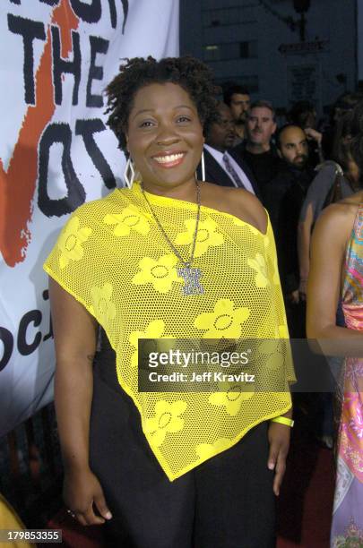 Jehmu Greene, president of Rock The Vote during Rock The Vote 2004 National Bus Tour - Concert - June 16, 2004 at Avalon in Hollywood, California,...