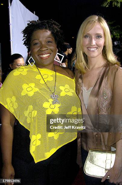 Jehmu Greene, president of Rock The Vote and Janel Moloney