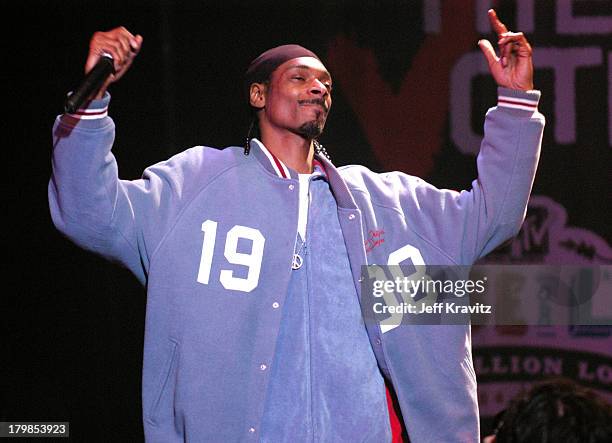 Snoop Dogg during Rock The Vote 2004 National Bus Tour - Concert - June 16, 2004 at Avalon in Hollywood, California, United States.