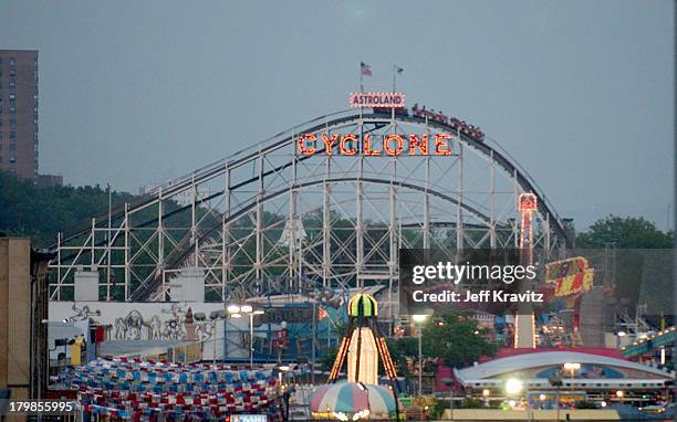 Cyclone during Phish in Concert - June 18, 2004 at Keyspan Park in New York City, New York, United States.