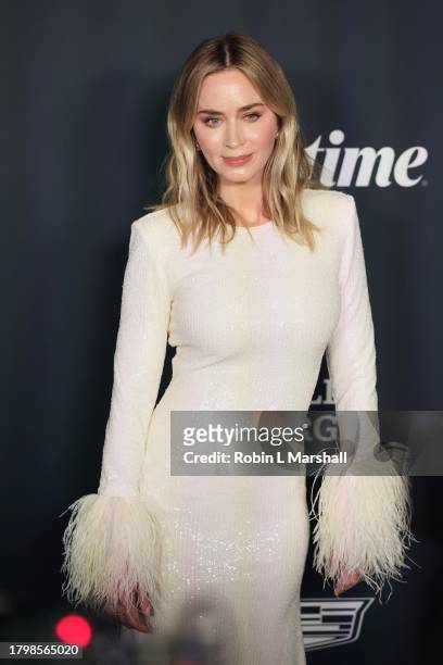 Emily Blunt attends the 2023 Variety Power Of Women event at Mother Wolf on November 16, 2023 in Los Angeles, California.