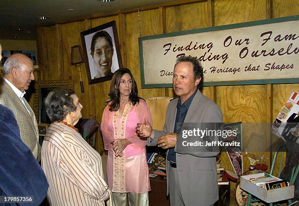 Carl Reiner, Estelle Reiner, Janice Crystal and Billy Crystal