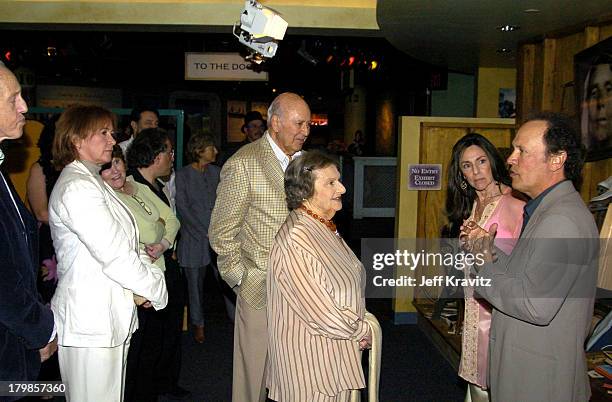 Carl Reiner, Estelle Reiner, Janice Crystal and Billy Crystal