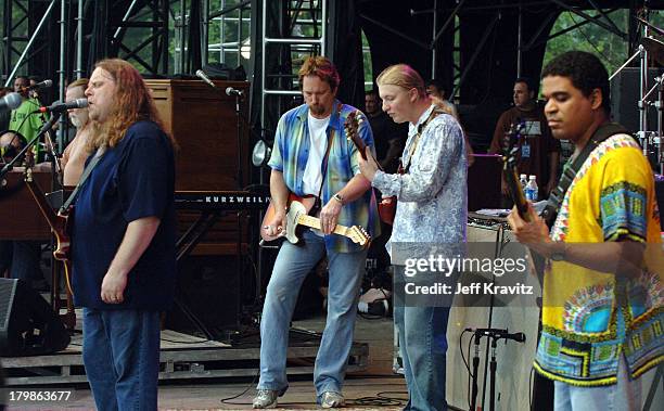 The Allman Brothers Band during Bonnaroo 2005 - Day 1 - The Allman Brothers Band at What Stage in Manchester, Tennessee, United States.