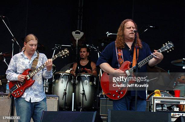 The Allman Brothers Band during Bonnaroo 2005 - Day 1 - The Allman Brothers Band at What Stage in Manchester, Tennessee, United States.