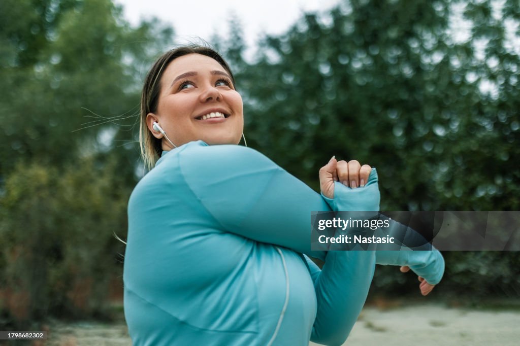 Young Woman Embracing Wellness