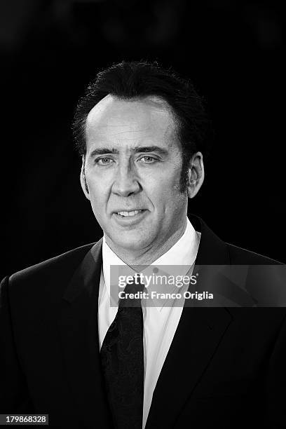 Actor Nicolas Cage attends the 'Joe' Premiere during The 70th Venice International Film Festival at Palazzo Del Cinema on August 30, 2013 in Venice,...