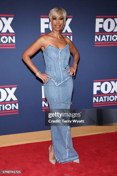 Harris Faulkner attends the 2023 FOX Nation Patriot Awards at The Grand Ole Opry on November 16, 2023 in Nashville, Tennessee.