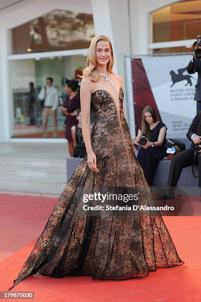 Italian actress Eva Riccobono arrives at the closing ceremony of the 70th Venice International Film Festival at Palazzo del Cinema on September 7,...