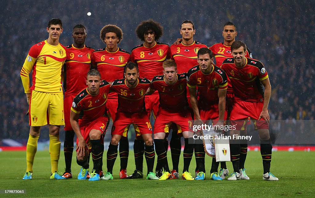 Scotland v Belgium - FIFA 2014 World Cup Qualifier