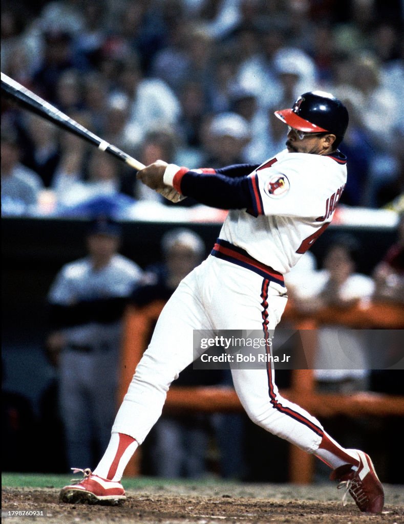 Reggie Jackson during American League Playoffs