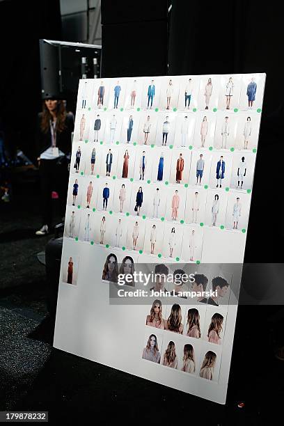Atmosphere at the Lacoste show during Spring 2014 Mercedes-Benz Fashion Week at The Theatre at Lincoln Center on September 7, 2013 in New York City.