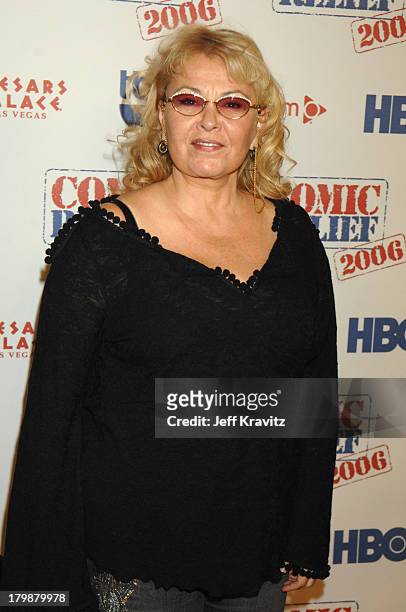 Roseanne Barr during HBO & AEG Live's The Comedy Festival - Comic Relief 2006 - Red Carpet at Caesars Palace in Las Vegas, Nevada, United States.
