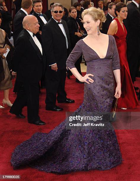 Meryl Streep during The 78th Annual Academy Awards - Red Carpet at Kodak Theatre in Hollywood, California, United States.