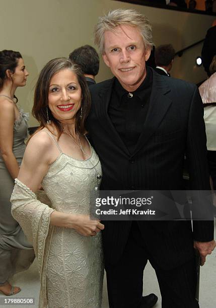 Gary Busey and Vicki Roberts during The 78th Annual Academy Awards - Governor's Ball at Kodak Theatre in Hollywood, California, United States.