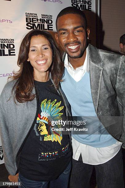 Bill Bellamy and his wife during 2006 U.S. Comedy Arts Festival Aspen - Behind the Smile Party at Sky Hotel in Aspen, Colorado, United States.