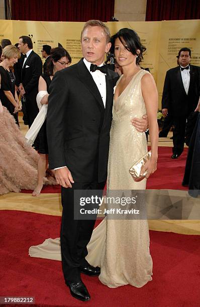 Daniel Craig and Satsuki Mitchell during The 79th Annual Academy Awards - Arrivals at Kodak Theatre in Hollywood, California, United States.