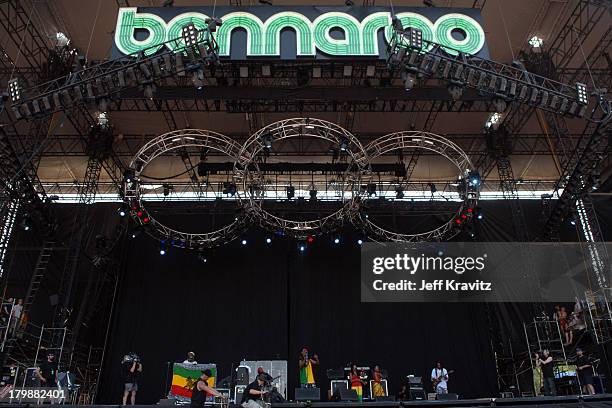 Steel Pulse during Bonnaroo 2006 - Day 1 - Steel Pulse at What Stage in Manchester, Tennessee, United States.