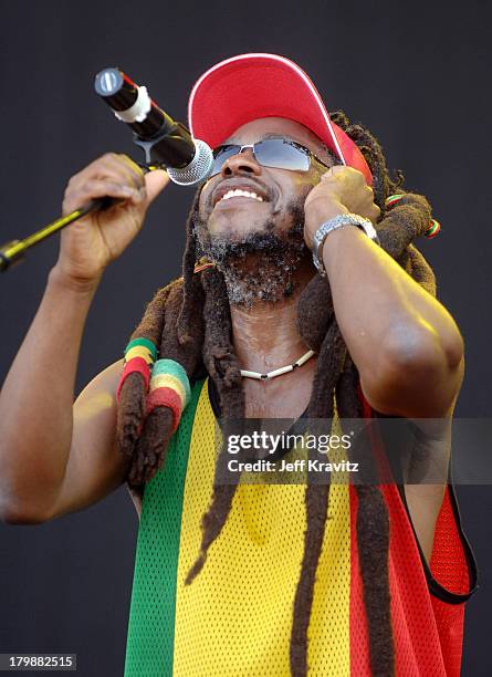 David Hinds of Steel Pulse during Bonnaroo 2006 - Day 1 - Steel Pulse at What Stage in Manchester, Tennessee, United States.