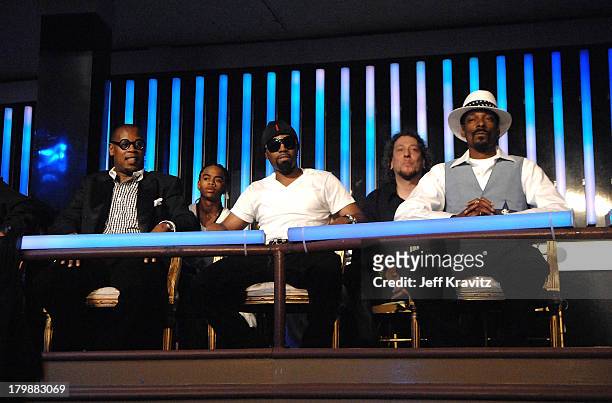 Music producer Andre Hurrell and rapper/honoree Snoop Dogg during the 2007 Vh1 Hip Hop Honors at Hammerstein Ballroom on October 4, 2007 in New York...
