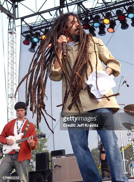Damian Jr. Gong Marley during Bonnaroo 2006 - Day 2 - Damian Jr. Gong Marley at Which Stage in Manchester, Tennessee, United States.