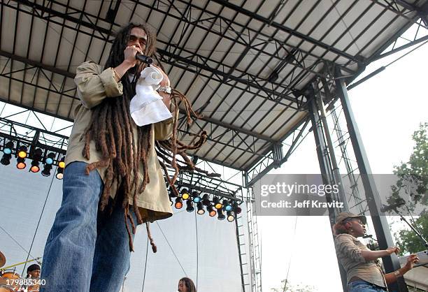 Damian Jr. Gong Marley during Bonnaroo 2006 - Day 2 - Damian Jr. Gong Marley at Which Stage in Manchester, Tennessee, United States.