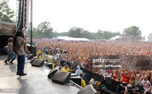 Damian Jr. Gong Marley during Bonnaroo 2006 - Day 2 - Damian Jr. Gong Marley at Which Stage in Manchester, Tennessee, United States.